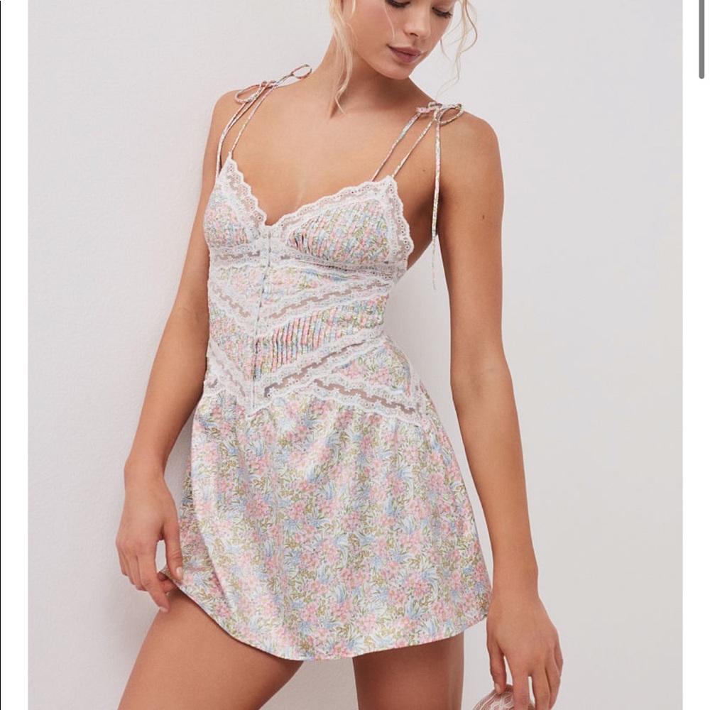 For Love & Lemons Farrah Slip Dress